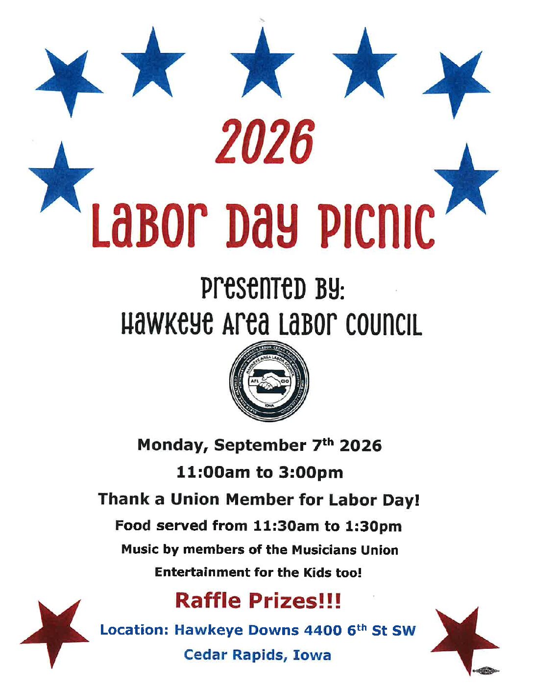 2026 Labor Day Picnic
